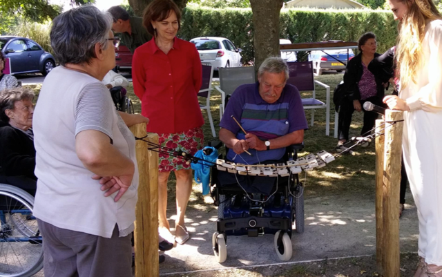 Intruments de musique à percussion pour jardin d'éveil jardin pédagogique jardin sensoriel jardin thérapeutique